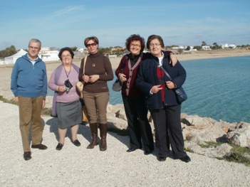 Silvia Buccoliero con alcuni membri IT